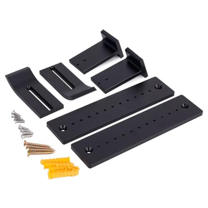 Rc Car Storage Rack Wall Hangers Wheel Mount Display Stand for 1/18 1/16 1/10 1/8 1/5 Crawler Car Model RC Hobby Trucks (Black) - color: Black