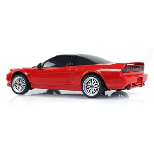 LDRC LD1803 2WD RC Drift Car 1:18 Wireless Control Racing Vehicles Gyroscope Light System Motor Servo ESC Hobby Grade Model, Birthday Gift(Red) - color: Red