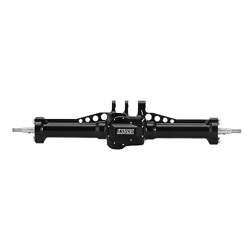 INJORA Rear Axle - +4mm Extended CNC Aluminum Axle for TRX4M Upgrade 1/18 RC Crawler Car - size: Rear
