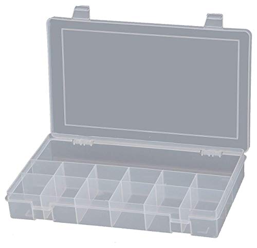 Small Plastic 13 Compartment Box (Clear) - Durham - Each