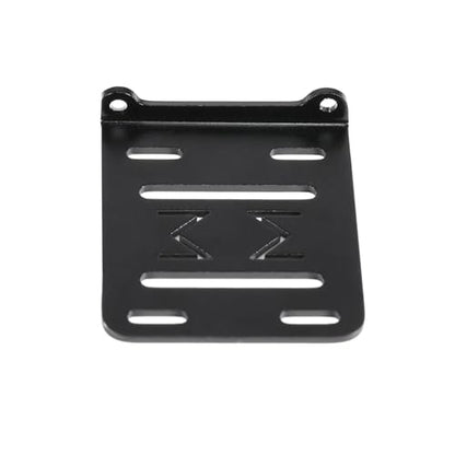 AMK 1/10 Transmission CNC Aluminum Accessory Tray Electronic Battery ESC Holder for 2Low Transmission 1/10 RC Crawler Comp Builds LCG Chassis Upgrades Accessories (1/10 Electronic Tray Black)