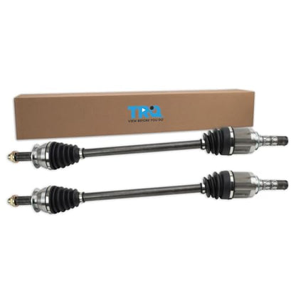 TRQ Front Left and Right CV Axle Assembly Set 2 Piece Compatible with 2017-2023 Subaru Impreza - style: CSA37564