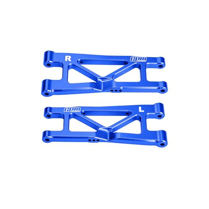 GPM Rear Lower Suspension Arm 7075-T6 Aluminum for ARRMA 1/16 Mini Kraton 3S - Upgrade Replacement A-Arm (Blue) - color: Blue