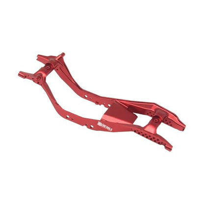Hobby Details Aluminum Rear Axle Gear Box Skid Link Wheel Upgrade Set for 1/30 Axial SCX30 Jeep Wrangler RC Cars, Red (Chassis Stock Body) - color: Chassis Stock Body