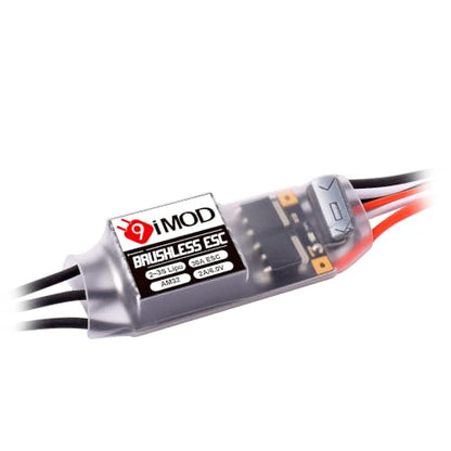 AM32 30A 2-4S Brushless ESC with 6V/2A BEC for TRX4M SCX24 | ESC Speed Controller with USB Link,PH2.0 Female Plug for TRX4M 1/18 and SCX24 1/24 RC Crawlers