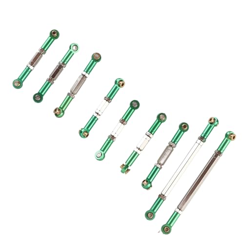 Metal Steering Linkage Rods Set, High Strength Durability Upgrade, RC Parts for FY 01 02 03 04 05 07 12428 12423 Q39 Model Car Truck