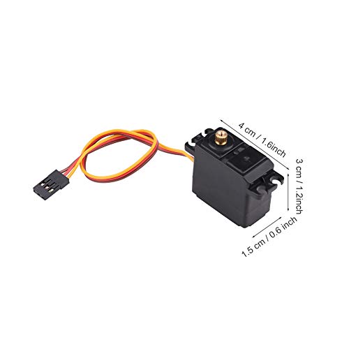 Rc Car Servo, 2.2Kg Metal Gear Servo Remote Control Accessory for 1/16 1/14 1/12 Rc Car