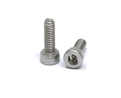 iexcell 100 Pcs M2.5 x 8mm Thread Pitch 0.45 mm Stainless Steel 304 Hex Socket Head Cap Screws Bolts Kit - size: M2.5 x 8mm