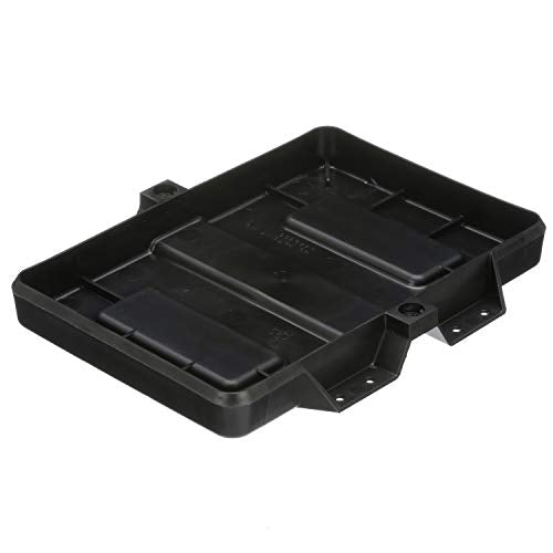 Attwood Adjustable Battery Tray, for 24 & 24M Series Batteries, Heavy-Duty Black Plastic, Height-Adjustable Crossbar, 9090-5