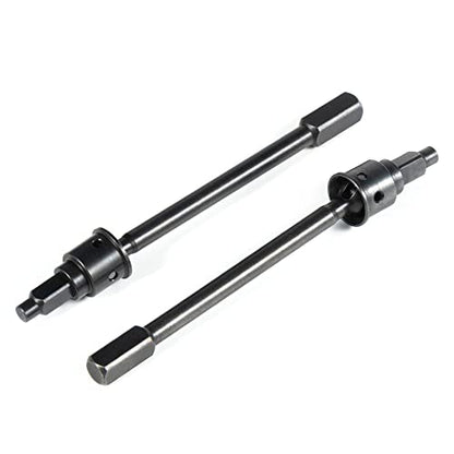 UTB18 RC Front & Rear Drive Shaft CVD Axle for Axial RC Crawler 1/18 UTB18 Capra Unlimited Trail Buggy RTR Upgrade Part (2pcs Front Drive Axles) - color: 2pcs Front Drive Axles