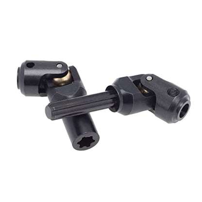Universal Drive Shaft Transmission Shaft Metal Drive Shaft CVD Axle Set Lightweight Metal CNC Machined Suitable for RC Model Car Truck, 96-143mm - color: 96-143mm