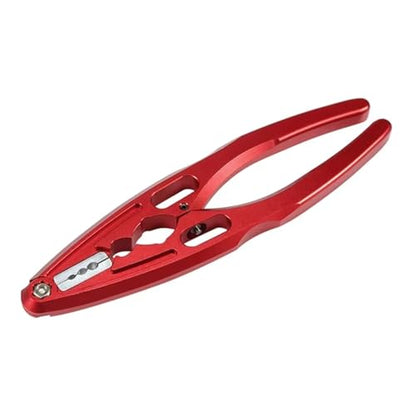 RC Disassembly Tool for 1/10 RC Crawler Boats Drones for LCG Rigs Links Building Aluminum CNC Pliers Pivot Ball Disassembly Tool Shock Body Shaft Holder(Red) - size: Red