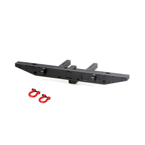 LCX 1/10th RC Crawler Car Aluminum Rear Bumper for TRX4 TRX6 SCX10 II SCX10 III D90 Gen8, Upgrades Parts Accessories
