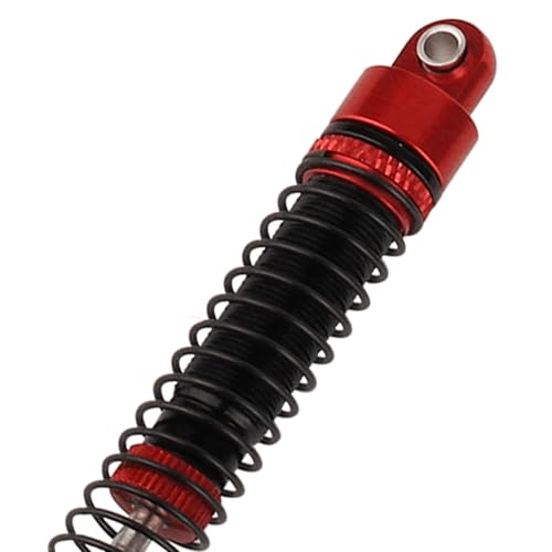 4PCS 53mm/59mm/65mm/78mm Aluminum Shocks Absorbers Oil Threaded Damper for 1/18 RC Crawler TRX4M TRX-4M Bronco Defender K10 Upgrade Parts (78mm-red) - color: 78mm-red