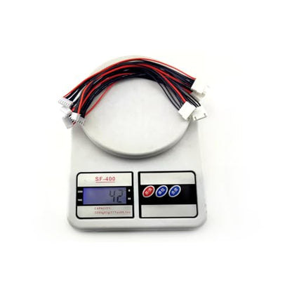 5PCS JST-XH 5S Balance Extension Cable Lipo Charger Extension Cable Lead Wire 20CM JST Balance Leads for LiPo Battery Balance Charging 22AWG Silicone Wire