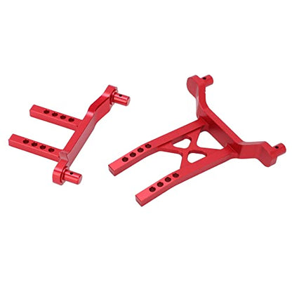 Keenso Aluminum Alloy Front Rear Body Mounts, Shell Post for LaTrax Teton 1/18 RC Car Upgrade Parts (Red) - color: Red