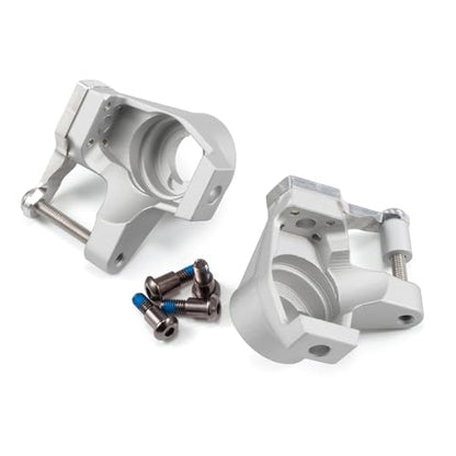 Aluminum Steering Knuckles Black Clear Anodized for Axial SCX10 II AR44 Vanquish HD44 D44 VS4-10 Rockjock F9 F10T Straight Axle (Clear) - color: Clear