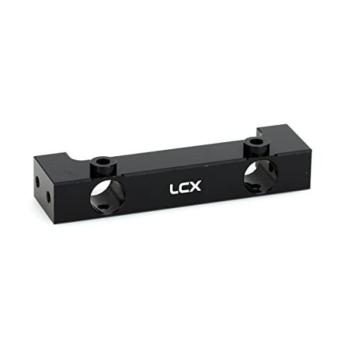 LCX Racing 1/10th RC Crawler Car CNC Machined Aluminum Alloy Front Rear Bumper Mount for Redcat Racing Gen7 GEN8 Scout II Gen9, Upgrades Parts Accessories