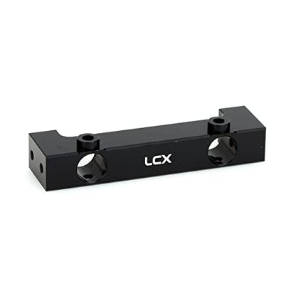 LCX Racing 1/10th RC Crawler Car CNC Machined Aluminum Alloy Front Rear Bumper Mount for Redcat Racing Gen7 GEN8 Scout II Gen9, Upgrades Parts Accessories