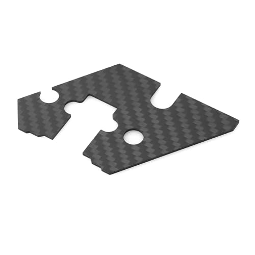 for Tamiya for TT02 1/10 RC Car Upgrade Parts Carbon Fiber Steering Assembly Anti-Sand Cover Cover 1 Pcs 6.7g RC Car Repair Kit