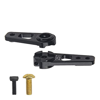 1Pcs Vgoohobby Metal 25T Servo Horn Adjustable 25 Teeth Steering Servo Arm Server Compatible with Axial SCX10 90046 Recat HSP Traxxas TRX-4 1/10 RC Crawler Car Airplane Boat