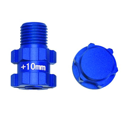 Rc Wheel Hex 10mm Extended Hub Drive 14mm to 17mm for Arrma 1/10 3S Senton/Granite/Vorteks/Infraction/Big Rock/Vendetta (Blue) - color: Blue