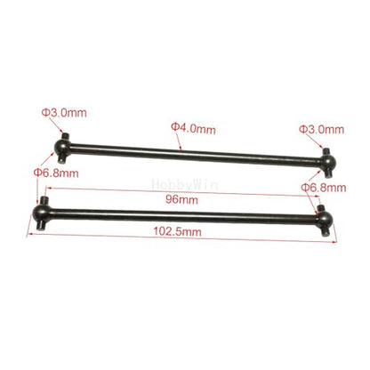 HSP Part 60096P Rear Dogbone 96mm 2P for HiMOTO HiSPEED 1/8 RC Buggy Car Truck Truggy