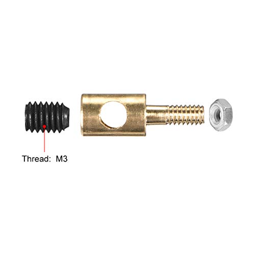 uxcell Linkage Stoppers Connecting Servo Arm,Push Rod for RC Airplane,D4x2.5mm 10pcs