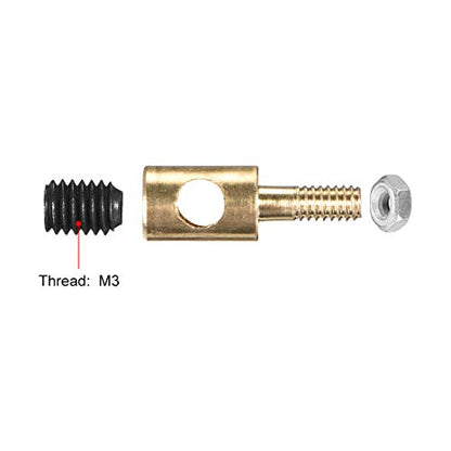 uxcell Linkage Stoppers Connecting Servo Arm,Push Rod for RC Airplane,D4x2.5mm 10pcs