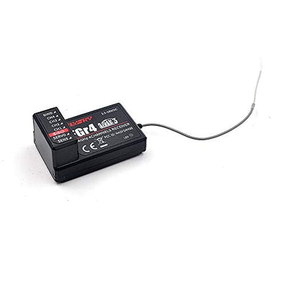 Flysky Noble NB4 Pro Receiver FS-FGR4 Receiver V2 4CH AFHDS3 2.4Ghz for Rc Car, Rc Truck, Rc Crawler and Rc Boat (FS-FGR4 Receiver) - style: FS-FGR4 Receiver
