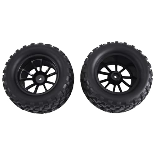 Compatible with Traxxas for Rustler for Stampede for Hoss 1/10 RC Car Truck Parts Wheels 12Mm Hex RC Wheels and Tires RC Assortment