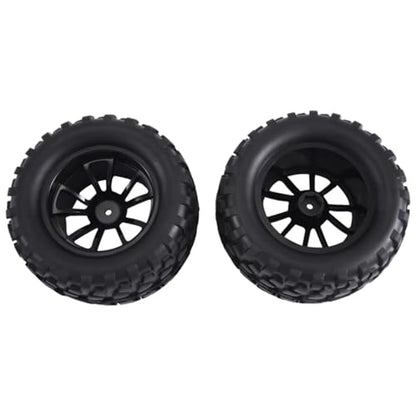 Compatible with Traxxas for Rustler for Stampede for Hoss 1/10 RC Car Truck Parts Wheels 12Mm Hex RC Wheels and Tires RC Assortment