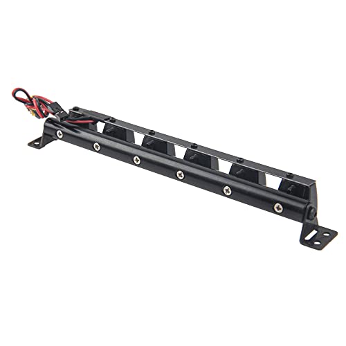 RC LED Light Bar Roof LED Lamp Compatible with Traxxas TRX-4 SCX10 90046 D90 SCX10 II CC01 Redcat Gen7 1/10 RC Crawler Car Truck (6 LED Light) - style: 6Led Light