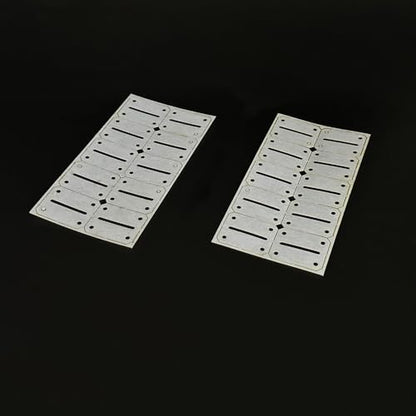 20PCS RC Plane Hinge Folding Leaf Paper Hinges Model Aileron Tail Wing Connector for RC Airplane Aircraft Helicopter DIY Model Plane Fix Wing Parts (25x20mm Rectangle) - style: 25x20mm Rectangle