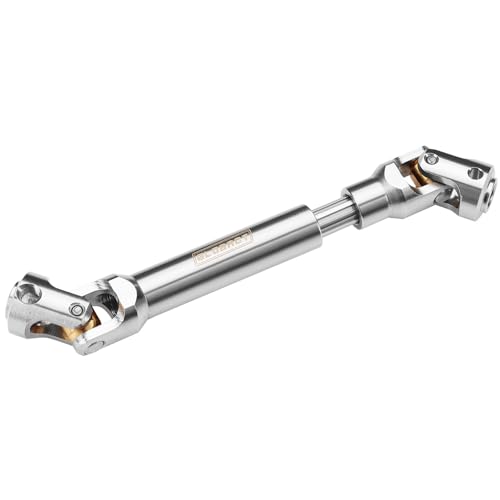 Stainless Steel Driveshaft for 1/10 RC Crawler TRX4 SCX10, 86-105mm | CNC Machined, Heavy-Duty Drive Shafts, Splined Engagement - size: 86-105mm