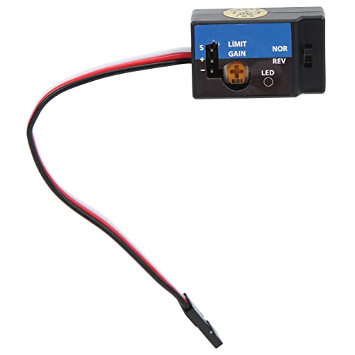 RC Gyroscope Module, Adjustable Sensitivity High Stability Mini Gyro for RC Racing Cars Compatible with Popular for Hobbyists Off-Road Racing Enthusiasts