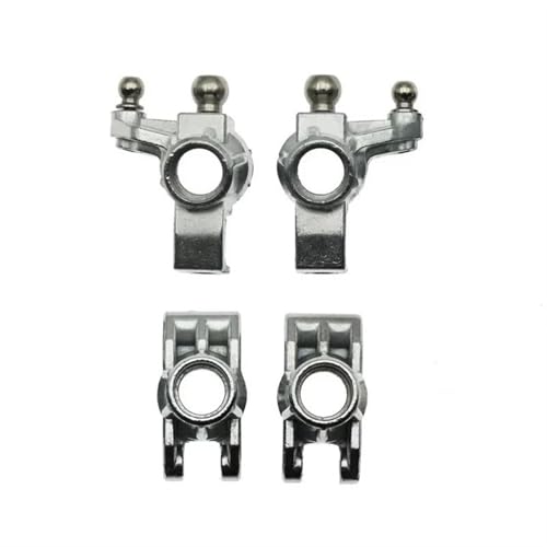 RC Crawlers Components For SCY 16101 16102 16103 16201 16101 Pro 16102 Pro 16103Pro 16201Pro Metal Front Steering Cup Rear Hub Carrier 1/16 RC Car Upgrade Parts(Set) - size: Set