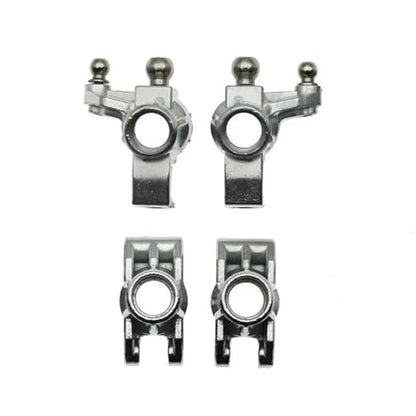 RC Crawlers Components For SCY 16101 16102 16103 16201 16101 Pro 16102 Pro 16103Pro 16201Pro Metal Front Steering Cup Rear Hub Carrier 1/16 RC Car Upgrade Parts(Set) - size: Set