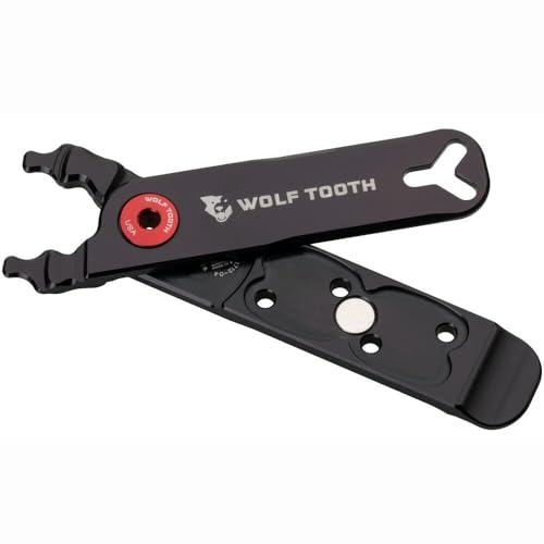 Pack Pliers - Master Link Combo Pliers - Black with Red Bolt | bike-hand-tools - color: Red