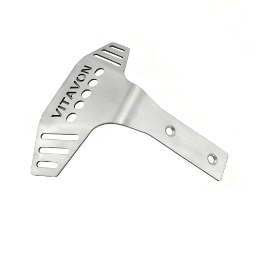 Stainless 1.5mm Thickness Front Chassis Armor Skid Plate for Traxxas UDR 1/7