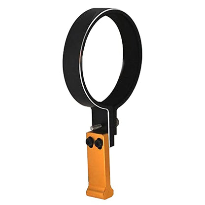 RC Transmitter Steering Wheel Trigger One-Handed Control Adapter Compatible with Flysky gt5 Traxxas TQI Dumborc Remote Controller Transmitter 1.55"-1.65" Steering Wheel (Orange) - color: Orange