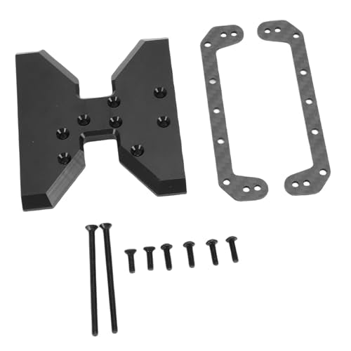 Zunate RC Chassis Skid Plate for Axial Capra 1/10 Crawler, Composite Material and POM Transmission Mount with Diversion Structure for Enhanced Heat Dissipation Gear