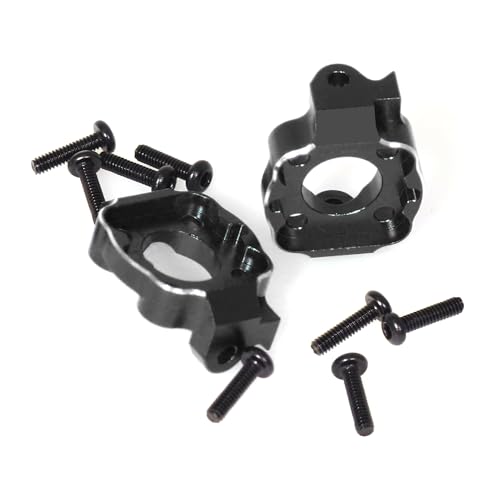 Aluminum Alloy Front C-Shaped Seat RC Upgraded Parts for LOSI 1/18 Mini LMT 4X4 Brushed Monster Truck RTR-LOS01026 RC Car (Black) - color: Black