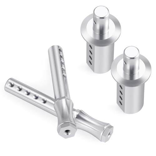 RC Car Front Shell Holder Column Mounts Aluminum Front Body Post Set with Screws Compatible with 1/7 HOBAO VTE2 RC Car