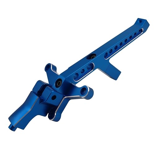 Aluminum Front Chassis Brace for 1/8 Sledge 4WD RC Truck (Blue) | Alloy,95076-4,9520,Monster Truck,Upgrade Parts,CNC Machined,High Strength,Precision Fit,Wear Resistant - color: Blue