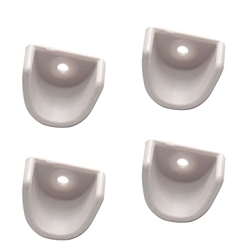4Pack ShareGoo RC Shock Absorber Cap Protector Guards Anti-Collision Cap Compatible with 1/8 RC Car HSP HPI Axial Traxxas Redcat Racing Monster Truck Buggy (White) - color: White