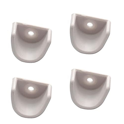 4Pack ShareGoo RC Shock Absorber Cap Protector Guards Anti-Collision Cap Compatible with 1/8 RC Car HSP HPI Axial Traxxas Redcat Racing Monster Truck Buggy (White) - color: White