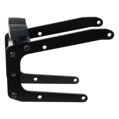 RC Car Aluminum Front Bumper w/Lighting for Tamiya Bullhead ClodBuster 4x4x4 Monster Truck Car Upgrade Parts (Black) - color: Black