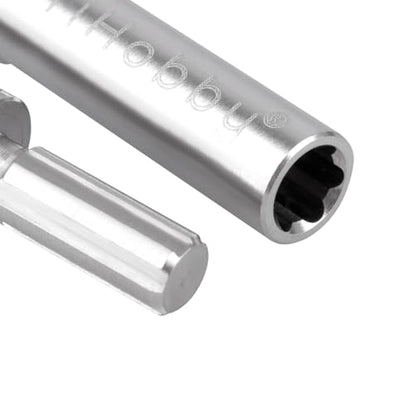 2Pcs FriHobby Stainless Steel RC Drive Shaft Metal Transmission Shaft CVD Compatible with TRX4M Defender Bronco 1/18 Crawler Upgrades Parts (Silver) - color: Silver