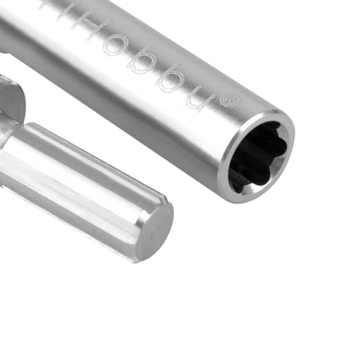 2Pcs FriHobby Stainless Steel RC Drive Shaft Metal Transmission Shaft CVD Compatible with TRX4M Defender Bronco 1/18 Crawler Upgrades Parts (Silver) - color: Silver